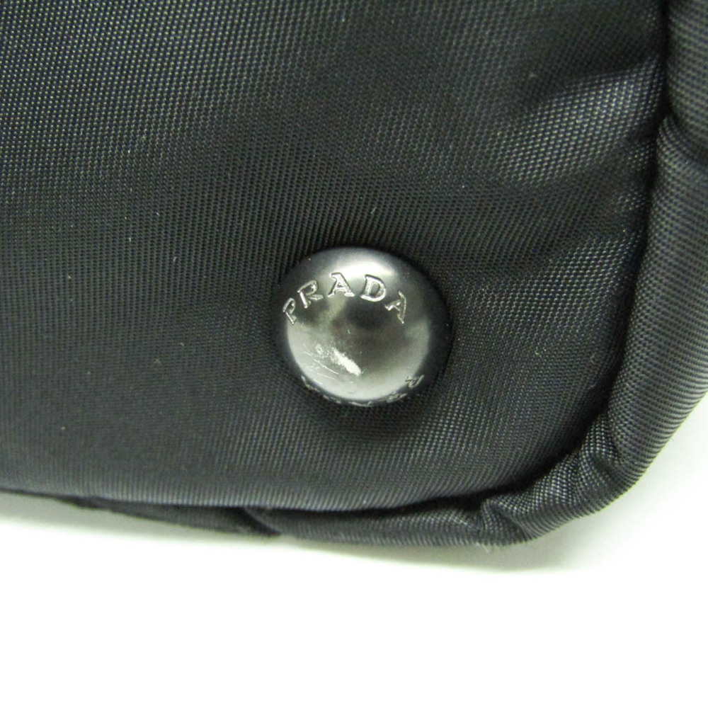 PRADA Black Leather Shoulder Bag - Picture 5 of 13